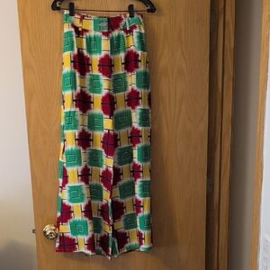 Fashion Brand Company Wide Leg Linen Pants S